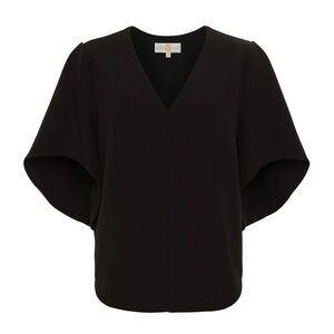 Anna Cate Nina black velvet top xxs excellent condition